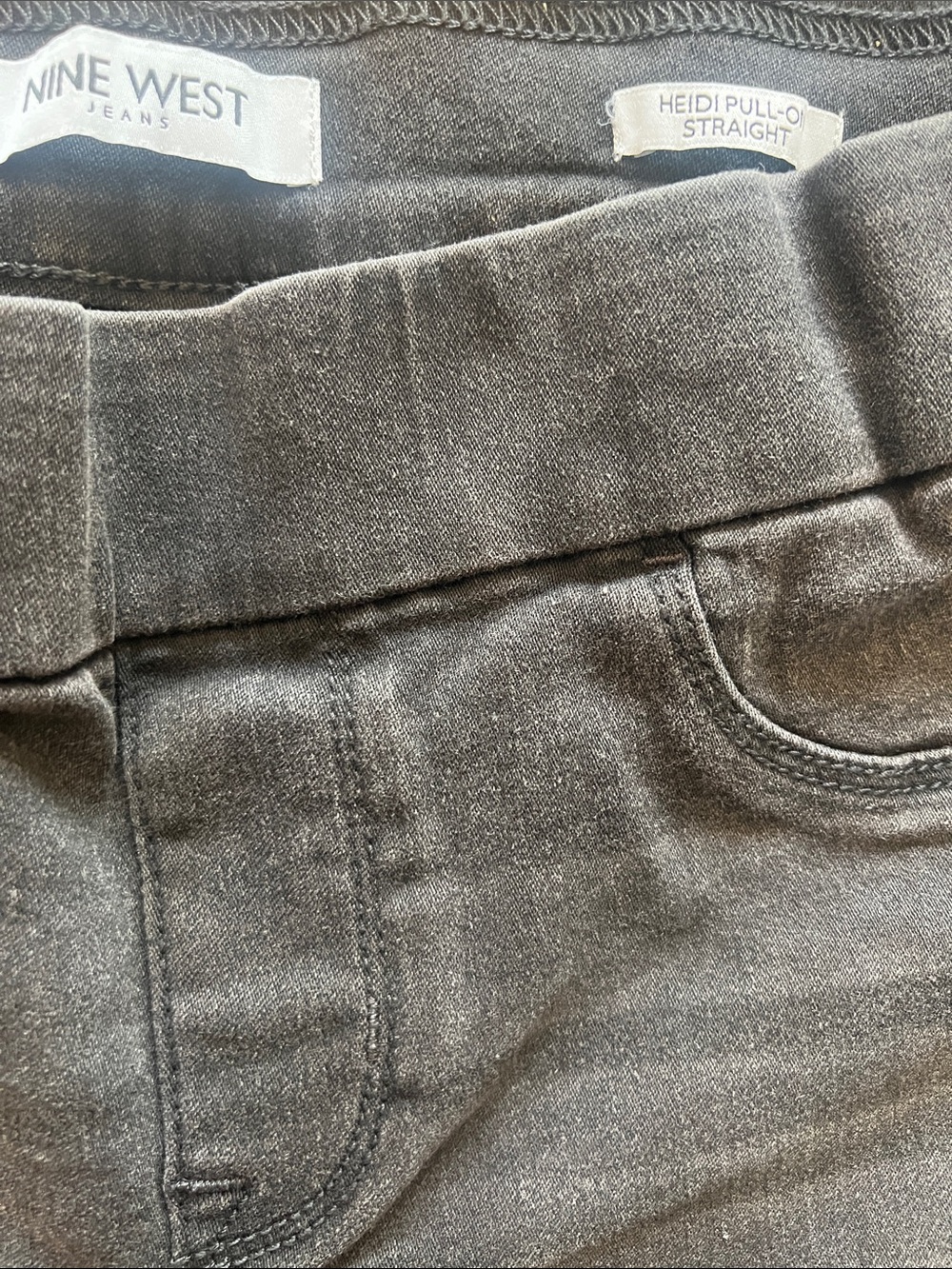 Nine West Size 4 Women’s Black Skinny Pull-On Jeans- NWT - Picture 6 of 7